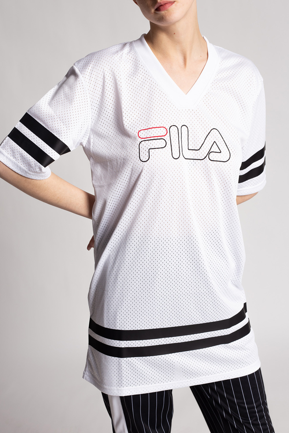 fila con Long t-shirt